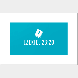EZEKIEL 23:20 Posters and Art